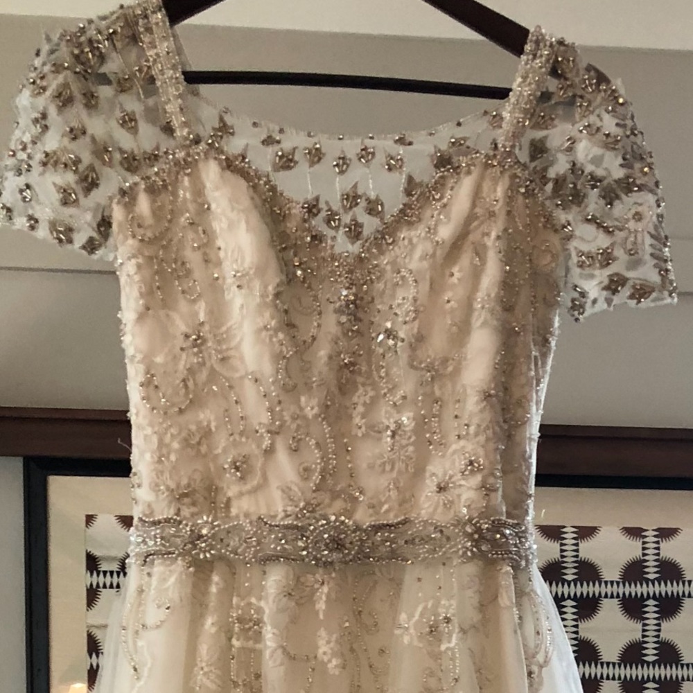 Mori Lee ivory wedding dress 2881 - Picture 10 of 13